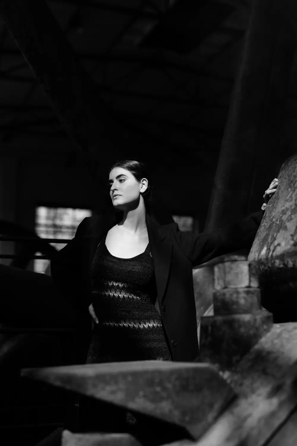 Porträt Schwarz Weiß Fotografie von Izabela Clausen FOTO