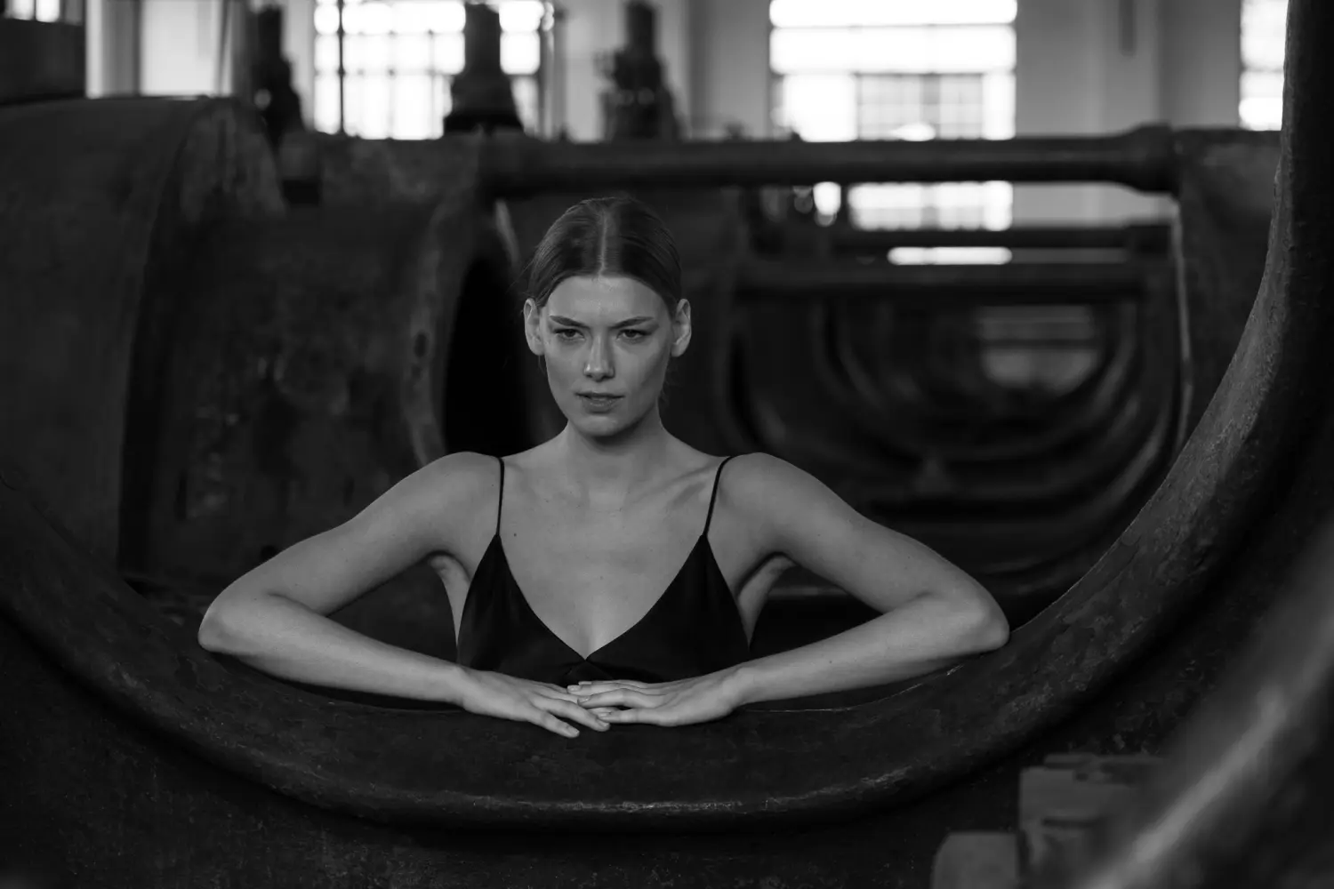 Porträt Schwarz Weiß Fotografie von Izabela Clausen FOTO