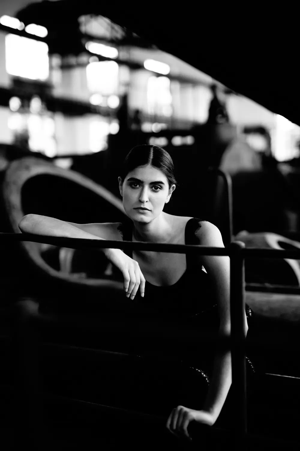 Porträt Schwarz Weiß Fotografie von Izabela Clausen FOTO
