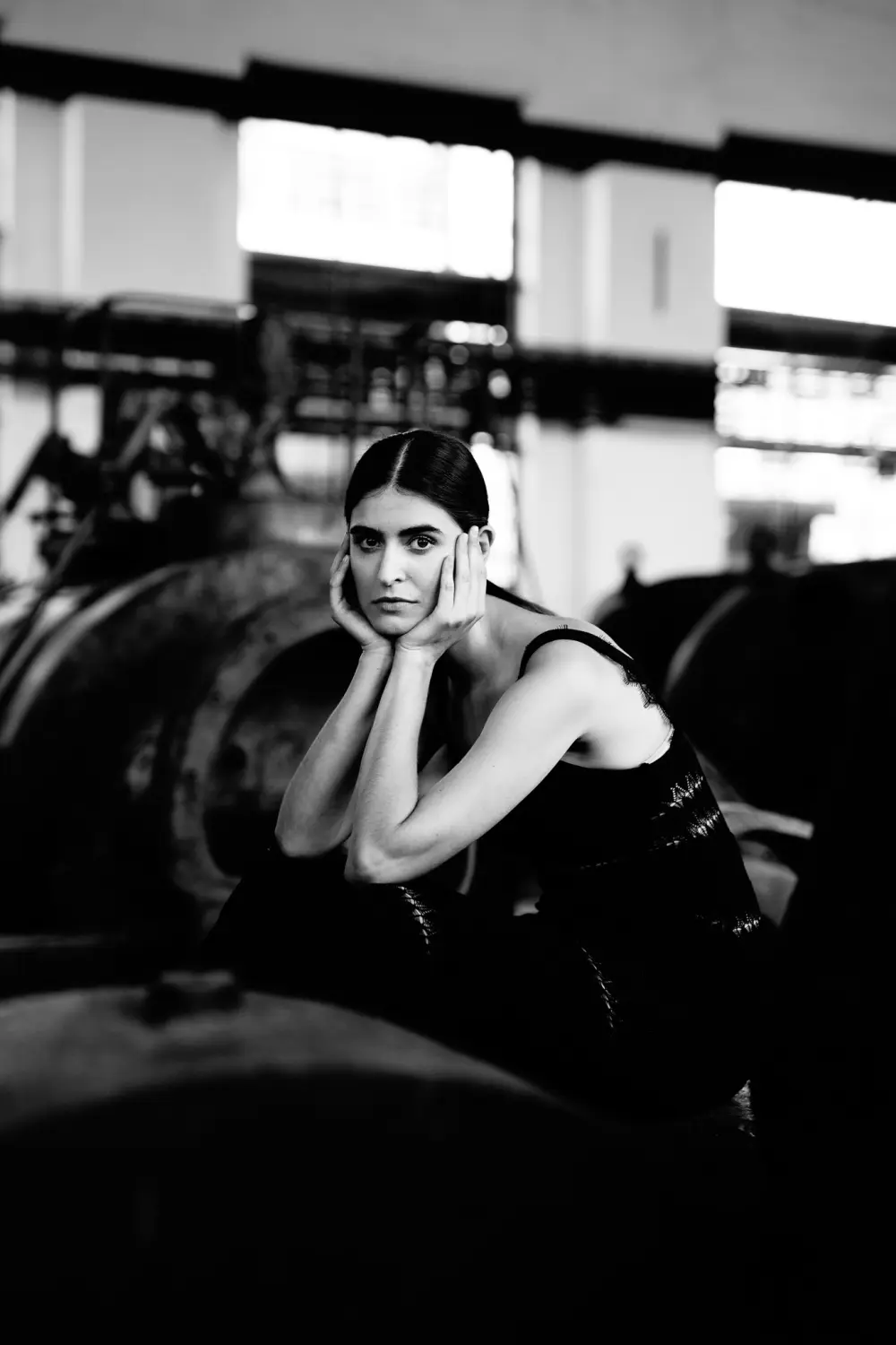 Porträt Schwarz Weiß Fotografie von Izabela Clausen FOTO