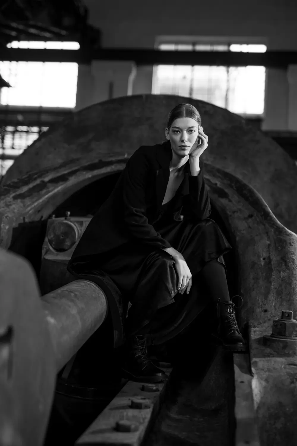 Porträt Schwarz Weiß Fotografie von Izabela Clausen FOTO