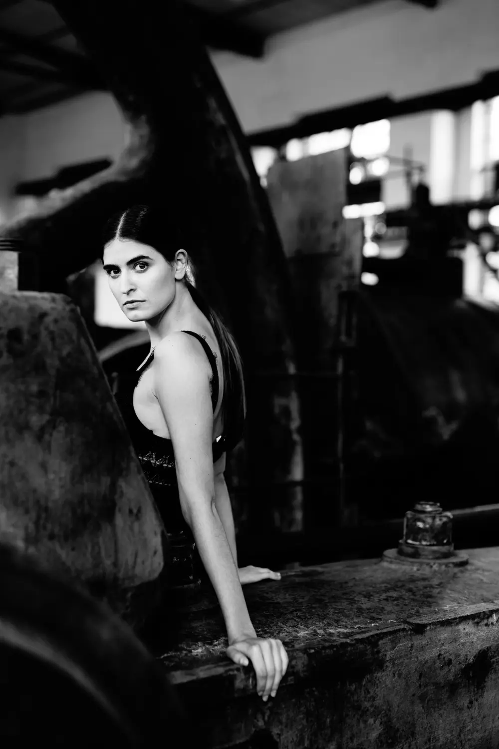 Porträt Schwarz Weiß Fotografie von Izabela Clausen FOTO