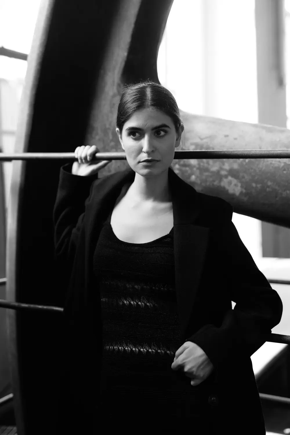 Porträt Schwarz Weiß Fotografie von Izabela Clausen FOTO