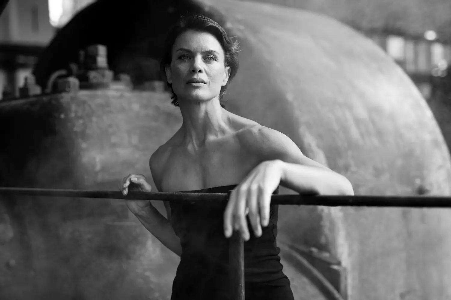 Porträt Schwarz Weiß Fotografie von Izabela Clausen FOTO