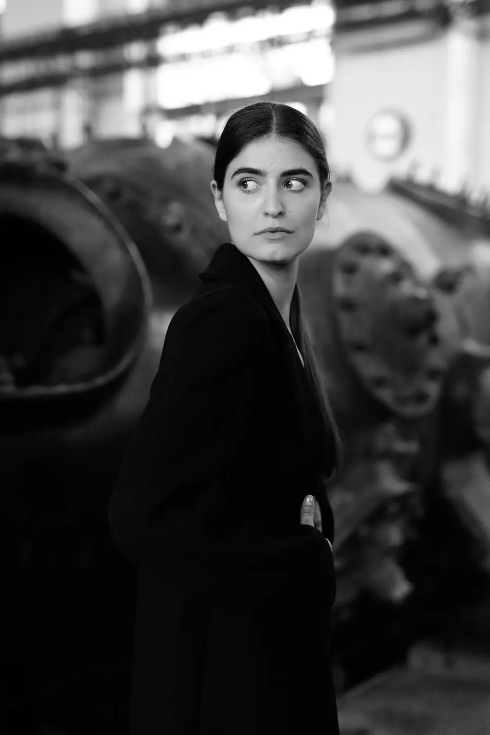 Porträt Schwarz Weiß Fotografie von Izabela Clausen FOTO