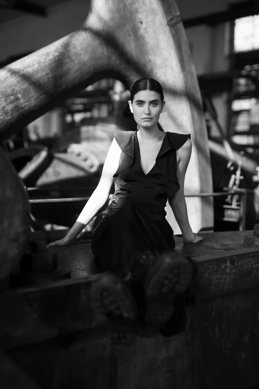 Porträt Schwarz Weiß Fotografie von Izabela Clausen FOTO