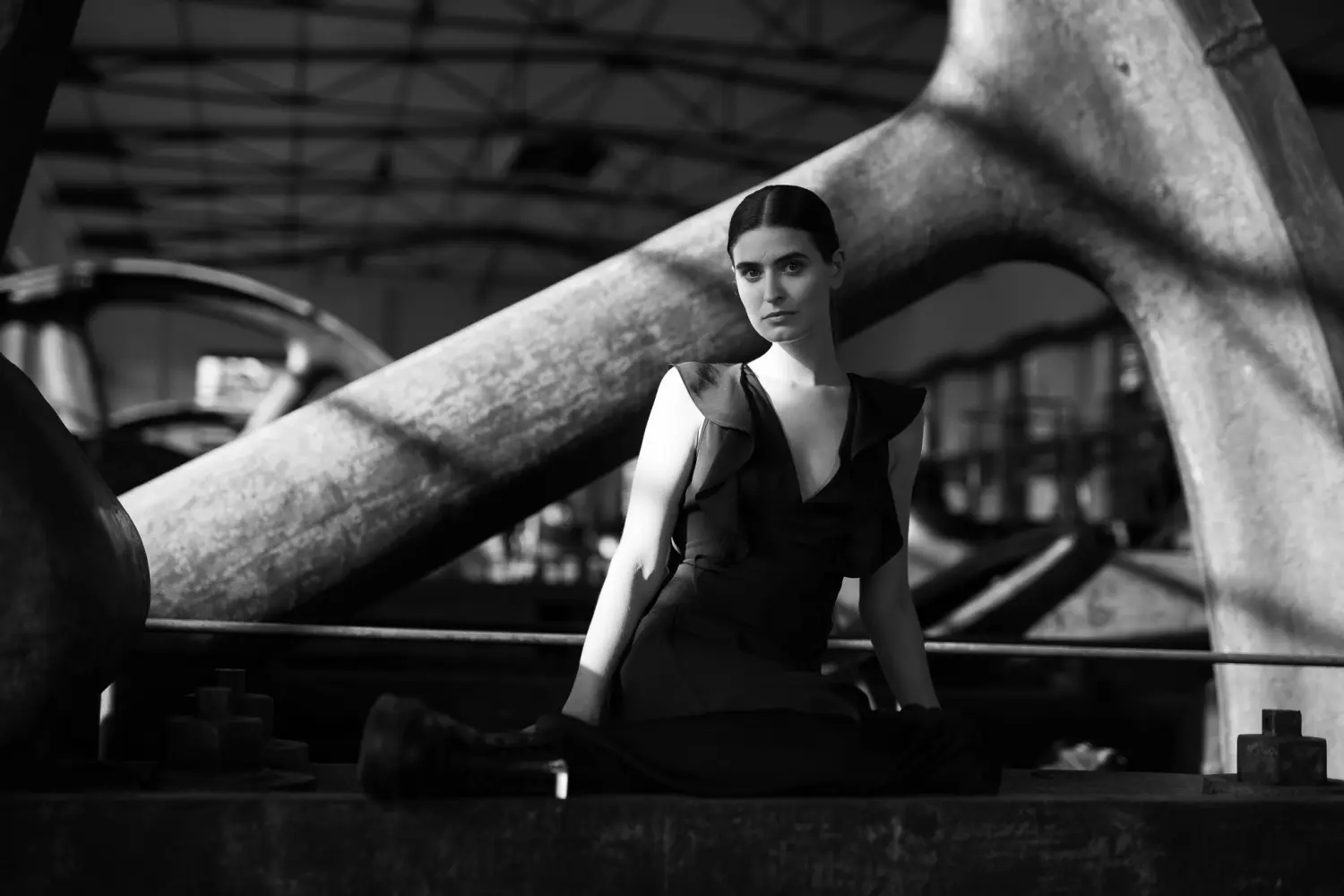 Porträt Schwarz Weiß Fotografie von Izabela Clausen FOTO