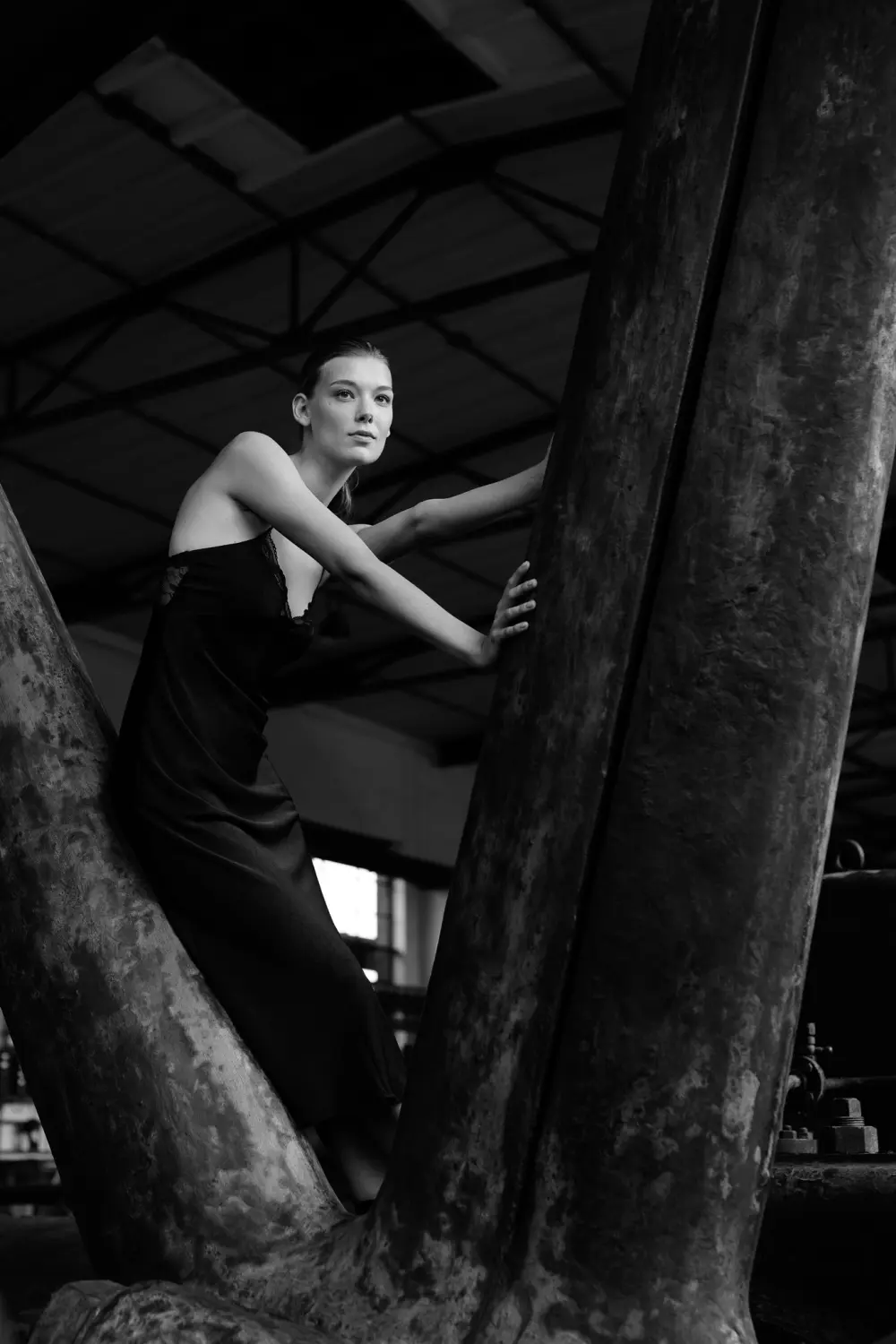 Porträt Schwarz Weiß Fotografie von Izabela Clausen FOTO