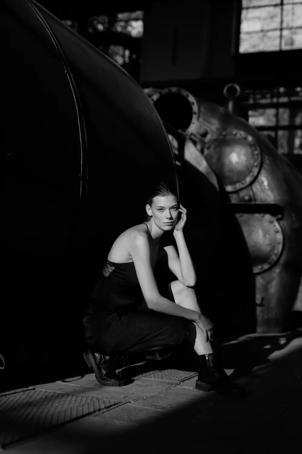 Porträt Schwarz Weiß Fotografie von Izabela Clausen FOTO