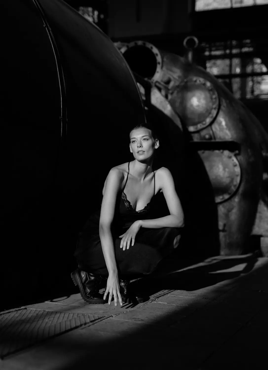 Porträt Schwarz Weiß Fotografie von Izabela Clausen FOTO